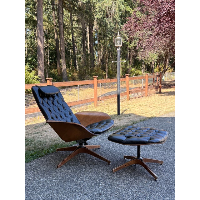 Mid-Century Modern Mid Century Modern Mulhauser Attributed to Plycraft Mr Chair For Sale - Image 3 of 10
