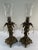 Brass Early 20th Century French Baroque Style Brass Candle Holders With Votives - a Pair For Sale - Image 8 of 13