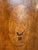 Antique French Empire Style Marquetry Cabinet / Nightstand With Marble Top and Gold Gilt Bronze Mounts For Sale In Providence - Image 6 of 13