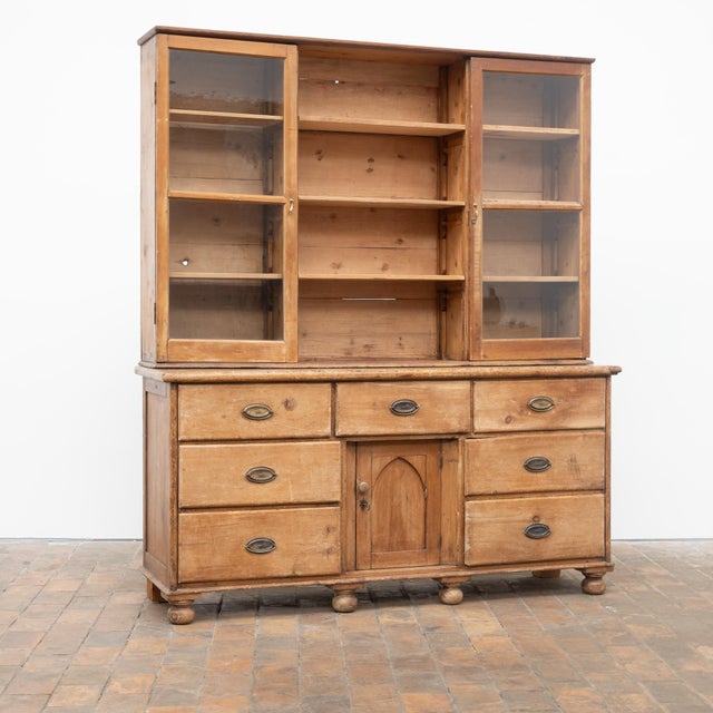 Antique Blonde Pine Dresser, 1900 For Sale - Image 3 of 12