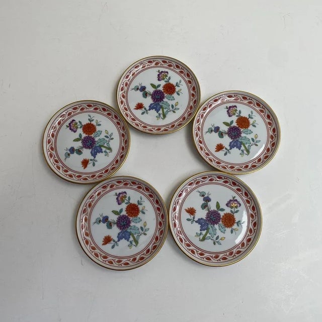 AK Kaiser West Germany Porcelain Covered Plates ‘Taijuan’ Pattern, 1970. The set consists of 6 pieces. Stamped and...
