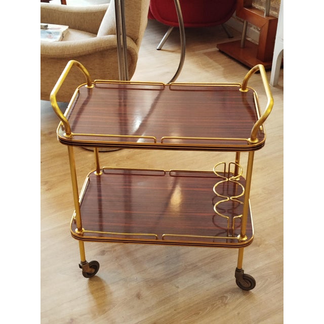 1960s Auxiliary Bar Trolley, Spain, 1960s For Sale - Image 5 of 10