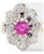 Marguerite Ring Gold, Diamonds and Ruby, 1900s For Sale - Image 6 of 6