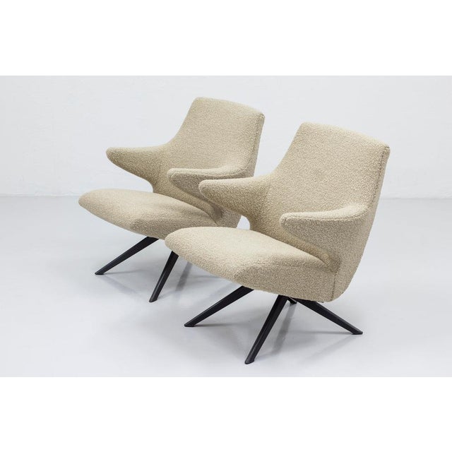 Nordiska Kompaniet Set of Lounge Chairs by Bengt Ruda for Nordiska Kompaniet, 1950s For Sale - Image 4 of 10