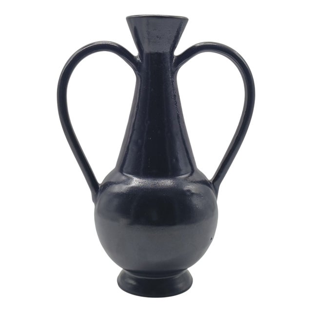 Black Bucchero Ceramic Jug by Gio Ponti for Costantino, Italy, 1998 For Sale