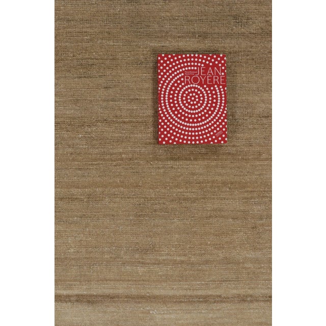 Oversized Contemporary Textural Sari Silk Rug in Beige by Rug & Kilim, India For Sale - Image 10 of 10