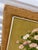 Vintage Floral Crewel Embroidery Wall Art With Burlap Border For Sale - Image 4 of 11
