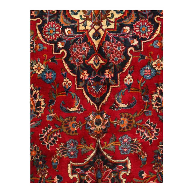 Persian Kashan Rug, Country of Origin: Persia, Circa Date: Early 20th Century' This exquisite Kashan rug is typical of the...