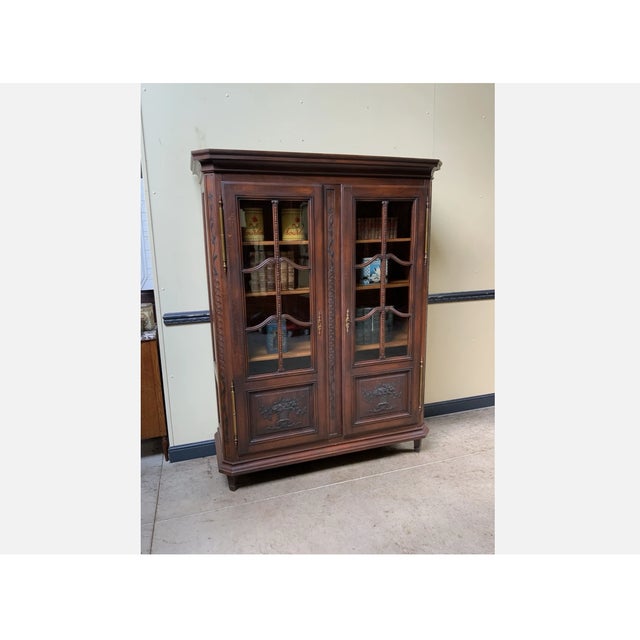 Antique Art Nouveau Display Cabinet, 1910 For Sale - Image 12 of 12