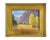 Wood Silvio Silvestri, Listed Artist Meadow & Mountains Landscape Oil Painting Including the Antiqued Gold Frame For Sale - Image 7 of 10