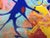 Mirtha Moreno Mirtha Moreno Acrylic Painting Titled: Eye Floaters Cobalt For Sale - Image 4 of 6