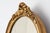 1950s Oval Giltwood Mirror with Rococo-Style Floral Crest, 1950s For Sale - Image 5 of 11