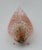 1950s 1950s Rare Wall Light Pink Jewel Murano Glass Leave by Barovier E Toso For Sale - Image 5 of 8