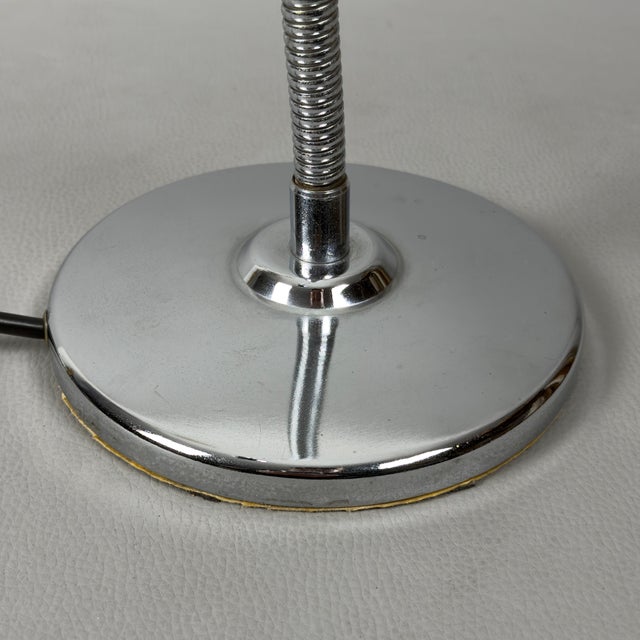 Space Age Chrome Table Lamp with Articulated Arm, 1960s For Sale - Image 9 of 13