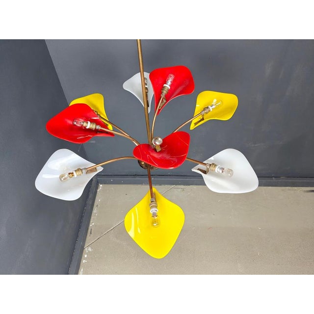 Vintage Italian Chandelier, 1960s For Sale - Image 9 of 14