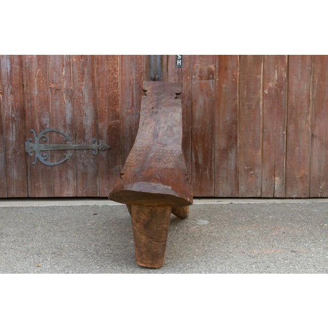 19th Century Carved Lobi Chair For Sale - Image 12 of 12