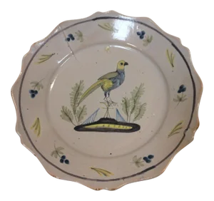 Decorative Ceramic Bowl With Bird