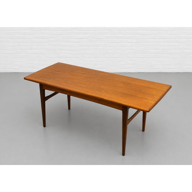 1960s Mid Century Modern Danish Convertible Coffee Table - Desk - Dining Table – Vintage Space Saving Furniture, C. 1960's For Sale - Image 5 of 12
