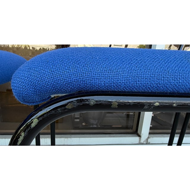 Black Set of 4 Italian Postmodern Chairs For Sale - Image 8 of 10