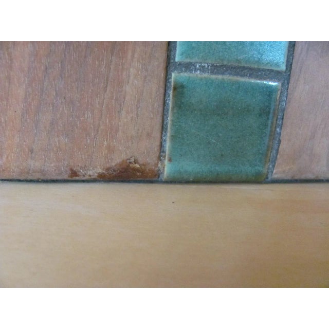 Jane and Gordon Martz for Marshall Studios 1960s Walnut and Tile Bookend For Sale In Providence - Image 6 of 7