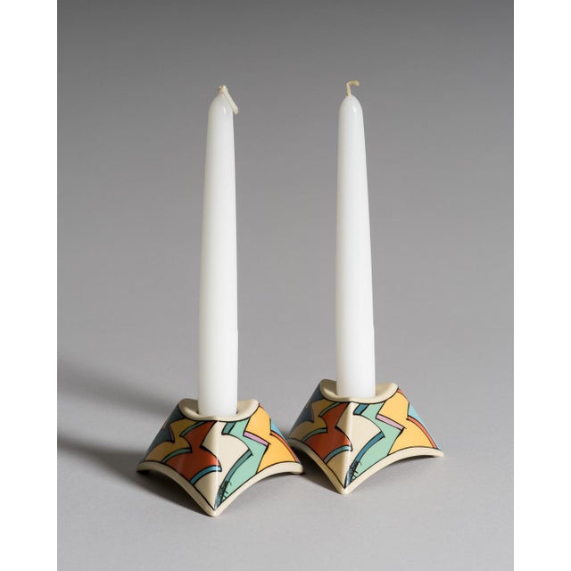 Flash Porcelain Vase and Candleholder Set by Dorothy Hafner for Rosenthal, 1980s, Set of 4 For Sale - Image 11 of 14