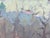 Realism Rural Landscape Antique Painting Original Soviet Art Ukrainian Artist Sokolovsky G. 21-28 1963 For Sale - Image 3 of 6