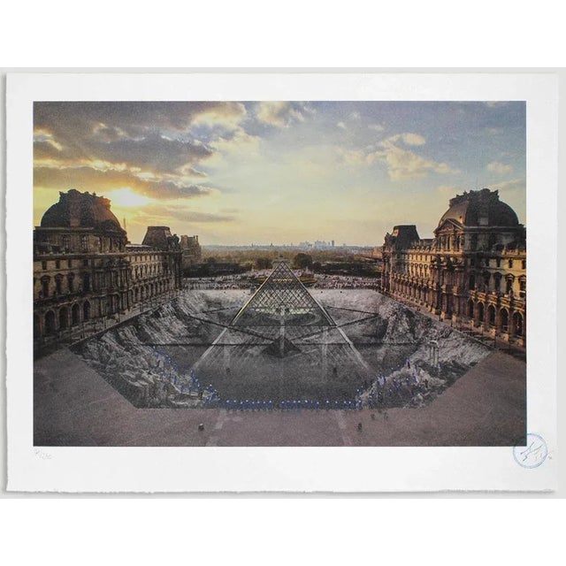 Jr jr au louvre, march 29, 2019, 6:08 pm lithographic printing on marinoni flat machine bfk rives white paper 270 grams...