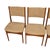 1970s Set of 4 Danish Modern Dining Chairs Teak Frame Tweed Upholstery Mid Century For Sale - Image 10 of 16