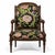 20th-C. French Louis XVI Style Carved Fruitwood Bergere Arm Chair For Sale - Image 4 of 8