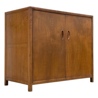 1950s Michael Taylor for Baker - Credenza Cabinet - New World Collection - Walnut For Sale