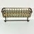 1970s 1970s Vintage Farmhouse Boho Chic Rustic Tin Wall-Mounted Basket Shelf With Towel Bar. For Sale - Image 5 of 18