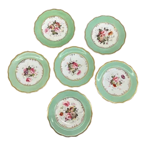 19th Century Antique English Botanical Plates - Set of 6