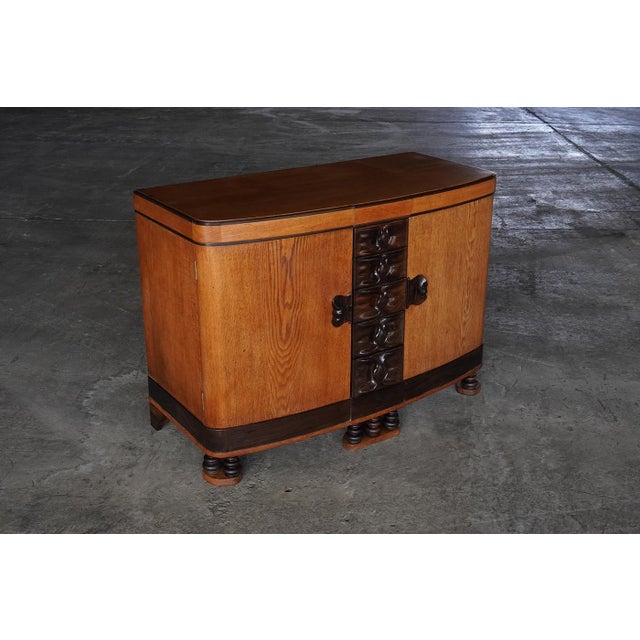 Amsterdamse School Cabinet by Willem Rädecker, Netherlands, 1920s For Sale - Image 6 of 12