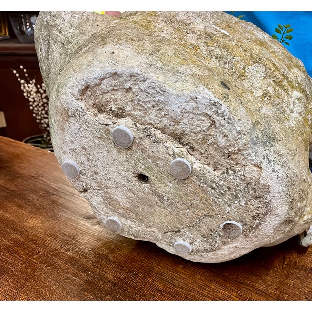 Early 1900s Antique French Concrete Swan Planter For Sale - Image 13 of 13