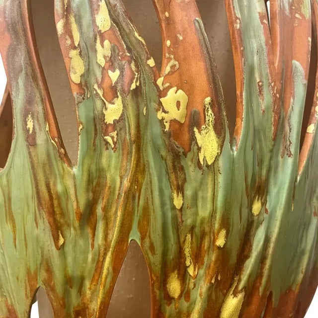 Mid-20th Century Glazed Terracotta Lantern For Sale - Image 9 of 13