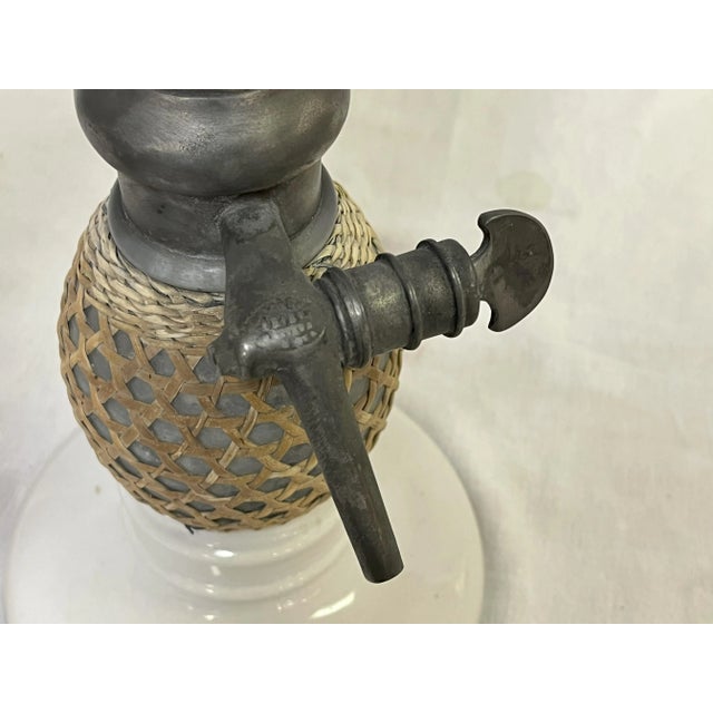 Wood 19th Century French 'Briet Brevete' Seltzer Bottle Lamps- a Pair For Sale - Image 7 of 12