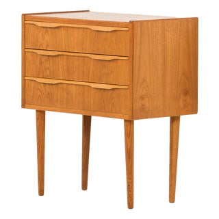 Small Mid-Century Modern Danish Teak Dresser, 1960s For Sale