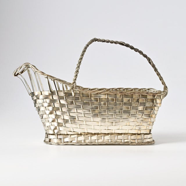 Silver-Plated Wine Basket from Christofle, 1970s For Sale - Image 13 of 13