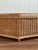 Brown Vintage Coastal Brown Jordan Braided Rattan Hexagonal Coffee Table For Sale - Image 8 of 15