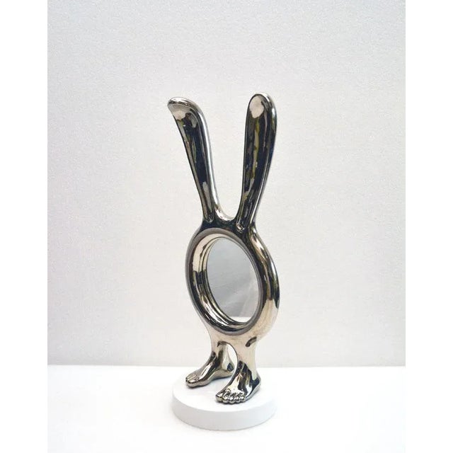 This sculptural ceramic mirror was designed by Matteo Cibic for Superego. It was produced in limited quantities of 50....