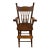Antique Americana Farmhouse Style Youth / Childs Press Back High Chair 39" Tall For Sale