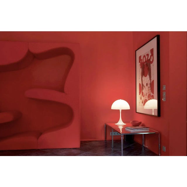 White Verner Panton Panthella Table Lamp for Louis Poulsen For Sale - Image 8 of 9