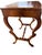 Wood Carlo X Italian Walnut Side Table, 1820s For Sale - Image 7 of 16