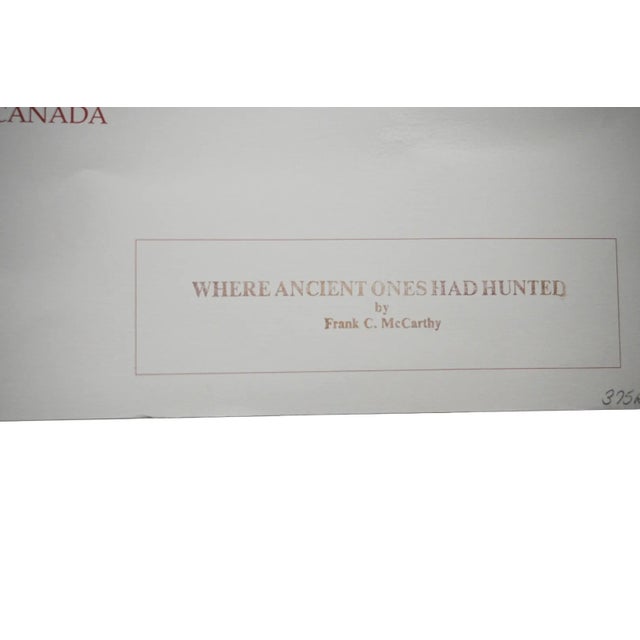 Frank C. McCarthy Signed Limited Edition Print "Where Ancient Ones Had Hunted" 975/1000 With Certificate For Sale - Image 9 of 9