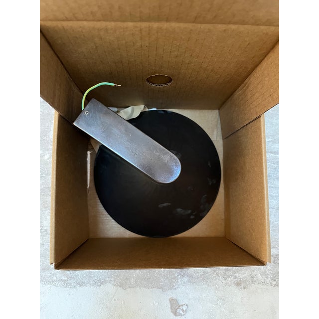 2020s Studio Henry Wilson Conical Wall Light Blackened For Sale - Image 5 of 6