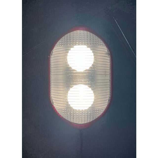 Red Mid-Century Modern Italian Space Age Red Model Noce Floor Lamp by Achille Castiglioni for Flos, 1970s For Sale - Image 8 of 18