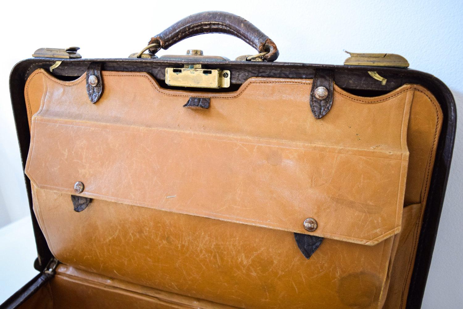 antique briefcase