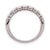 2010s Tiffany & Co. Platinum Forever 7-Stone Half Circle Diamond Band Ring 0.57cts, Size 5.5 For Sale - Image 5 of 8