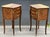1940s 1940s Pair of French Louis XV Style Rosewood Side Tables Nightstands. For Sale - Image 5 of 7