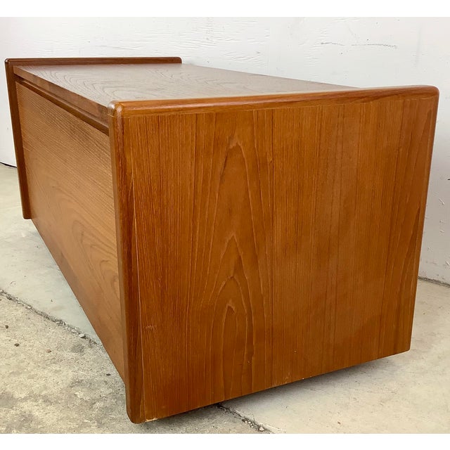 Scandinavian Modern Teak Blanket Chest Chairish